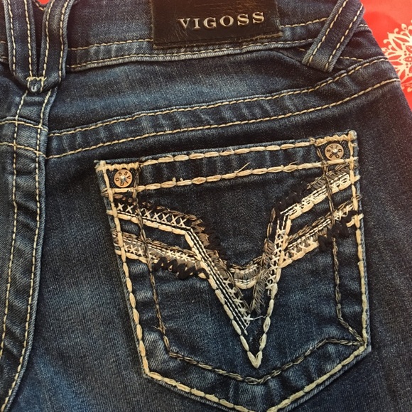 VIGOSS SKINNY DENIM JEANS THE CHELSEA SZ 1/2 - Picture 6 of 13